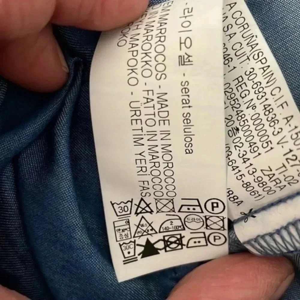 🔥 Zara tencel lyocell asymmetric dress Medium 6929/002 - Picture 9 of 9